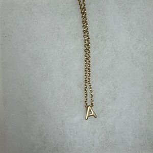 Kate Spade Saturday Gold Initial 'A' Pendant Necklace